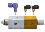 Aluminum Alloy Dispensing Accessories Two Component dispenser valve MTV-2MIX-01