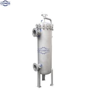 Quality SS 304 20 Bags Filter Housing 20 Inch Sanitary Pleated Filter Cartridge Filter Housing wholesale