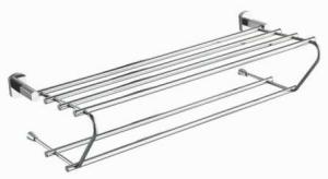 Quality 51448 towel shelf bathroom accessory brass chrome finish towel bar paper holder soap dish wholesale