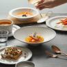 Buy cheap Disposable Dinner Plates Bowls Cups Set with Relief Design in Nordic Modern from wholesalers