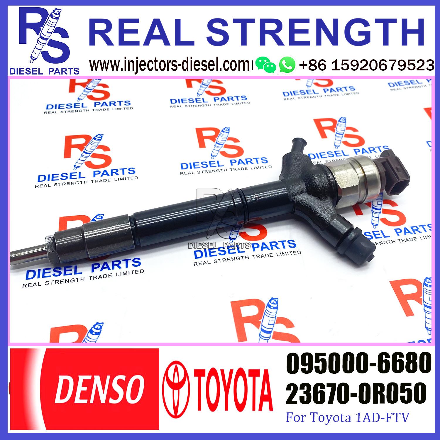 Toyota Rav4 Diesel Injector Replacement Engine Parts 095000-6680 23670-0R050