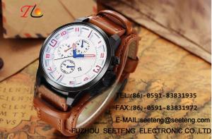 Quality WHOLESALE PU STRAP AND ALLOY CASE QUARTZ WATCHES ELEGANT WATCH wholesale