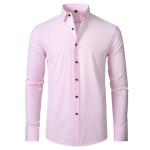 Men′s Shirt Ironing Long Sleeve Stretch Business High-End Men′s Shirt Hot Sale