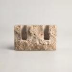Christmas Home Decor Candle Holder Natural Stone Decorating Travertine Marble