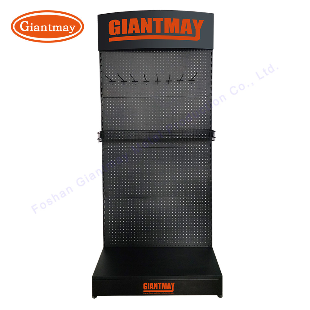 Large Peg Board Shelf Hardware Product Metal Hanging Display Racks
