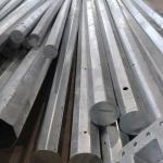 Polygonal metal 35-foot-high 3mm thickness ASTM A123 hot dip galvanized power