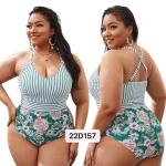 Fashion Large Size Ladies Swimwear Durable Sexy Backless Sexy Plus Size Swim
