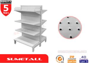Quality Commercial Gondola Store Shelving Four Layers Peg Board Panel For Supermarket wholesale