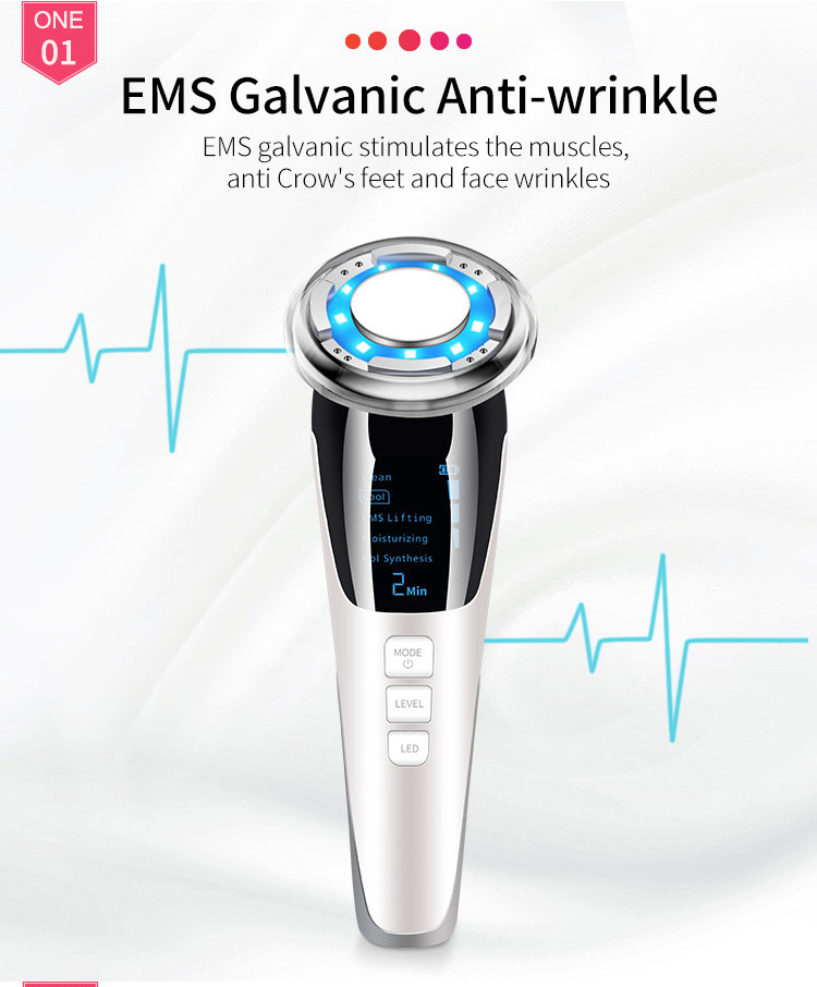 Hot Cold Electric Facial Clean RF EMS Beauty Machine