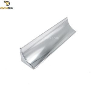 Quality Silver Internal Corner Tile Trim Curved Surface Bright Aluminum 6063 Material wholesale