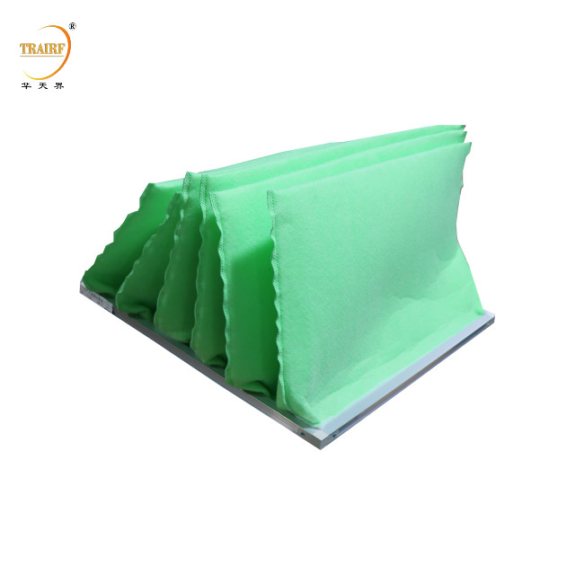 Green White Blue White F6 Cotton Pre Filter Media Air Filter Media
