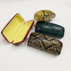 Quality Portable Custom PU leather design hard eyeglasses box for sunglasses wholesale