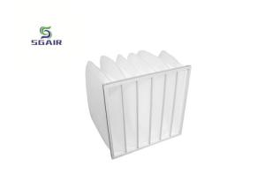Quality 45% Paint Pockets Booth Filters , 0.5 Micron Filter Large Dust Collection wholesale