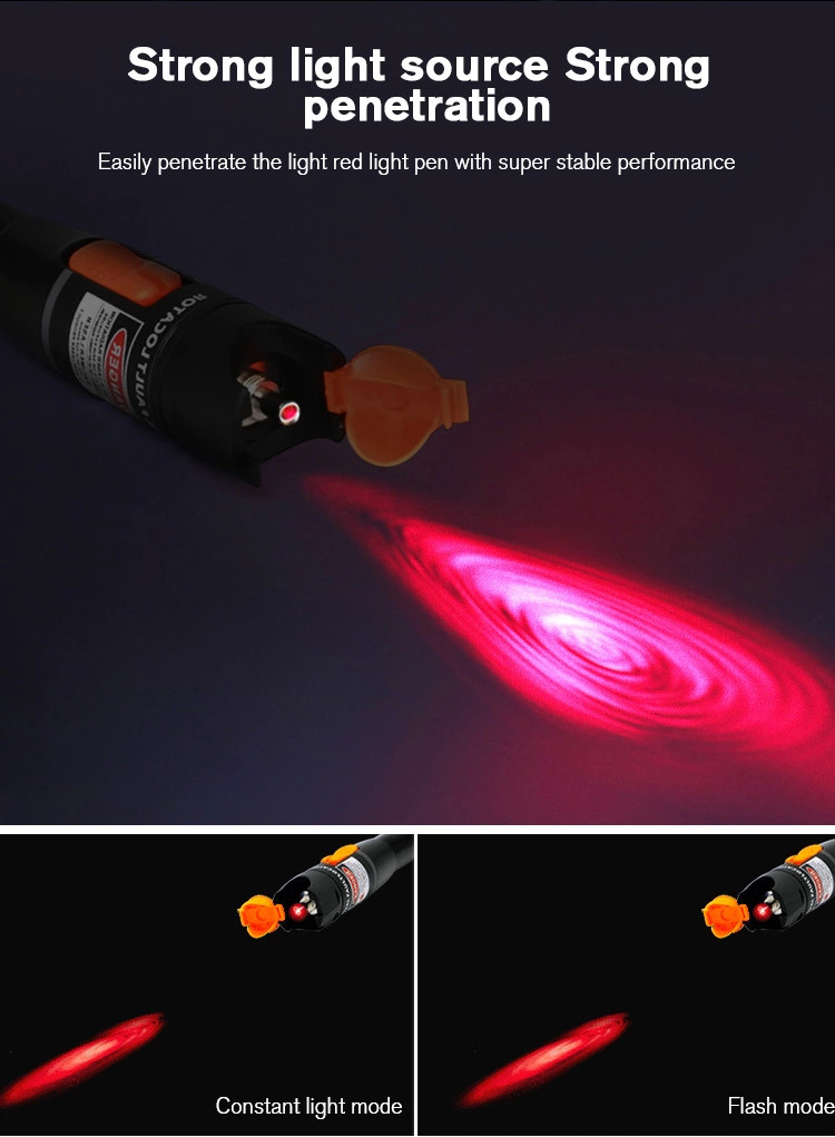 2.55mm Interface Fiber Optic Light Pen For ATM Fiber System