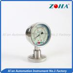 Hygeian Diaphragm Pressure Gauge , Rectangle Flanged Pressure Gauge