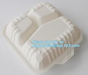 Quality Disposable Plastic Takeaway Meal Tray, Corn starch blister packaging tray, blister packaging wholesale