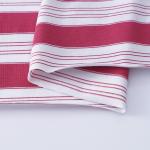 Healthy And Smooth Strong Durable Natural Striped Knit Fabric For T-Shirt