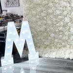 Customized Big Wedding Letters 12V Input Voltage Party Marquee Decoration with