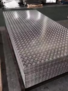 Quality 5052 5 Bar Ribbed Aluminium Tread Plate wholesale
