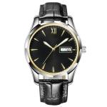 Luminous Luxury Automatic Watches Men OEM Waterproof Leather Watch