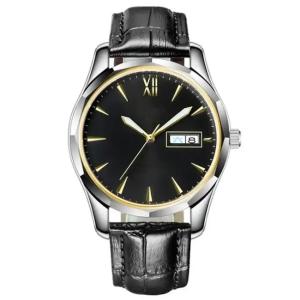 Quality Luminous Luxury Automatic Watches Men OEM Waterproof Leather Watch wholesale