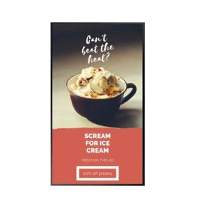 Quality Commercial Wall Mounted Digital Advertising Screen For Bookstores Museums ODM wholesale
