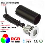 Waterproof IP67 LED Buried Light RGB full color lawn, ground, park spotlight