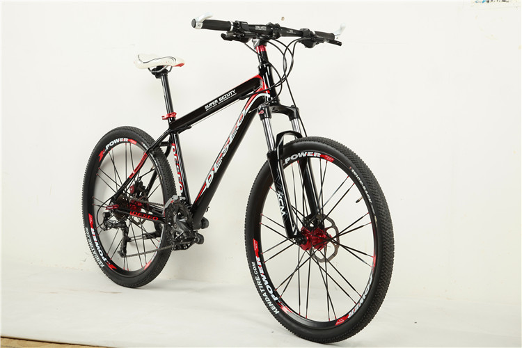 High grade hydraulic disc brake Shimano 24/27/30 speed 27.5 inch alloy mountain bicycle with 24 hole spoke wheel