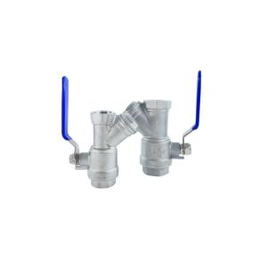 Quality Stainless Steel Y-Type Filter Ball Valve with Strainer Water Industrial Usage Media Water wholesale