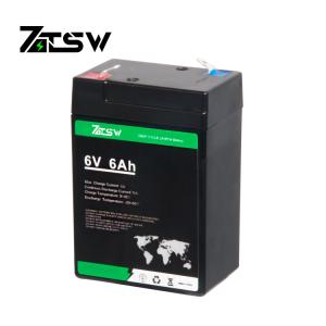 Quality ODM OEM Lithium Ion Battery 6V 6Ah Lifepo4 Lithium Ion Superior Safety wholesale