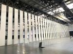 Office Restaurant Folding Partition Wall - Aluminum Alloy Frame