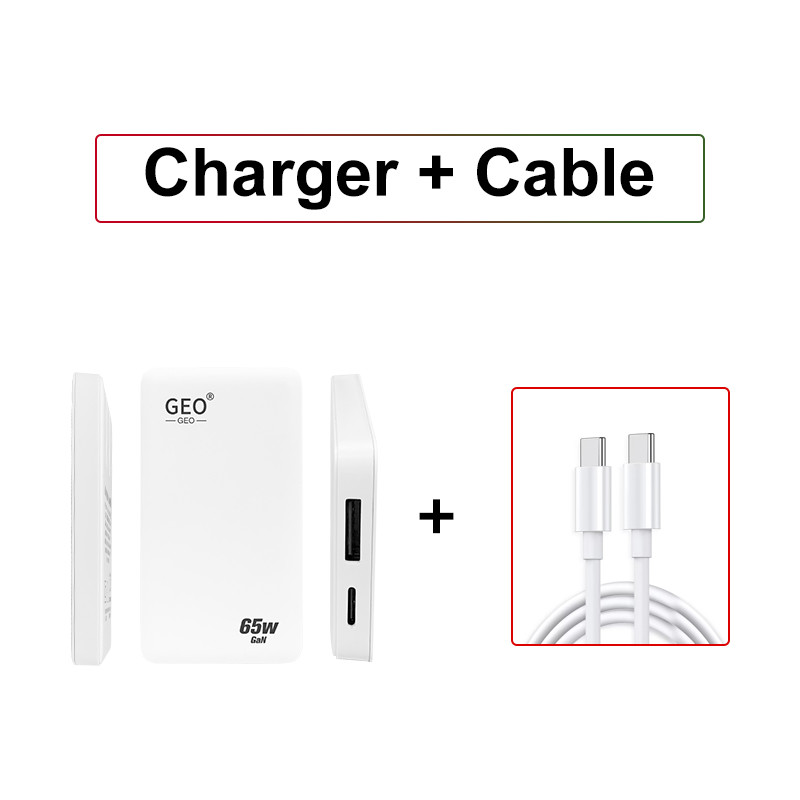 20V 3.25A PD 65W GaN Charger USB C QC3.0 Fast Charger For Laptop Phone
