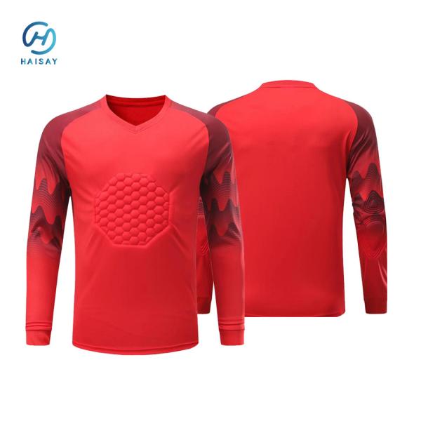 Youth/Adult and Children's Sizes Football Goalkeeper Shirt Padded Sports Shirt