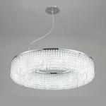Circle Round Chandelier Modern Crystal Hanging Lamp kitchen island lighting(WH