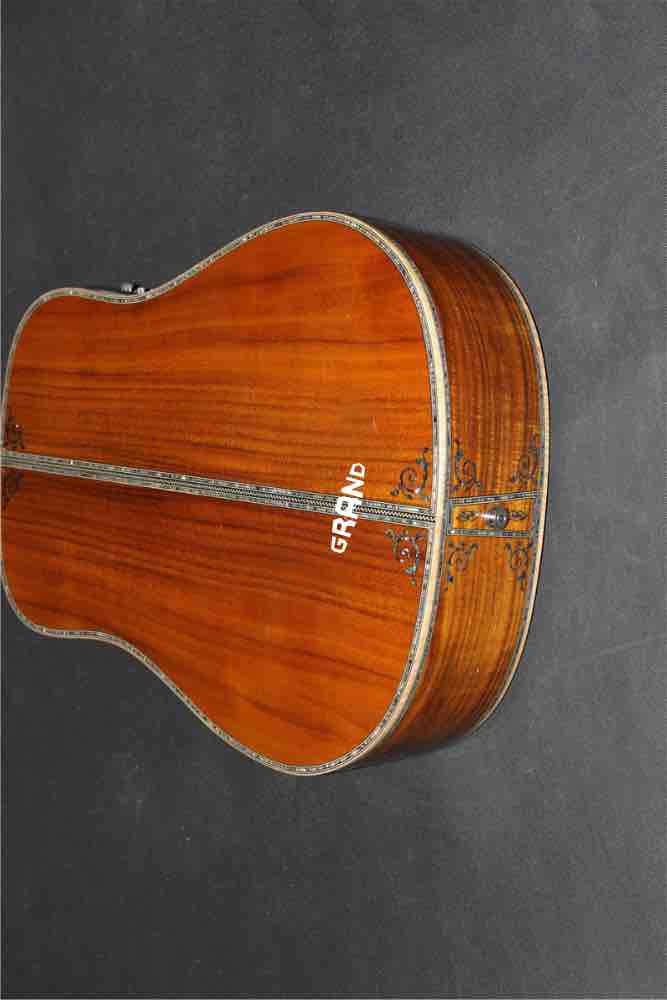 Custom Aaaa All Solid Koa Wood 45D Type Dreadnought Acoustic Guitar