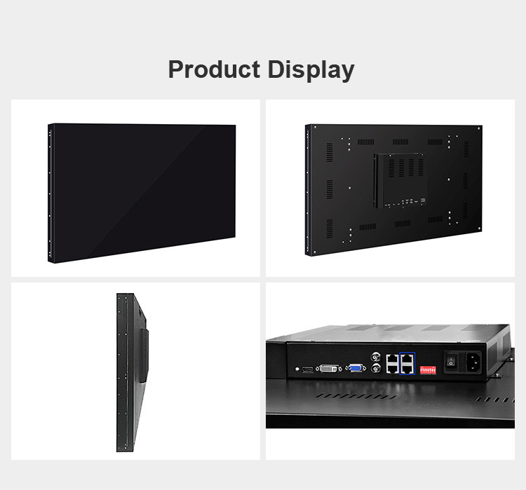 49" LCD Video Wall 60HZ 600mm X 400mm 13.9KG Bezel Less Video Wall