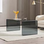 Customized Outdoor Dining Table Tempered Glass ISO9001 CE