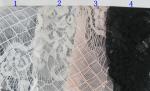 Eyelash Nylon Lace Fabric for ladies garment