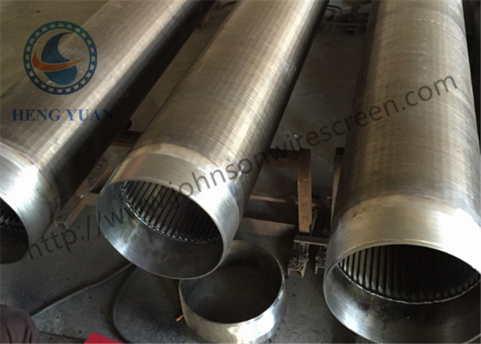 Water Well Slot 1.0 Mm Johnson Wedge Wire Screens Stainless Steel
