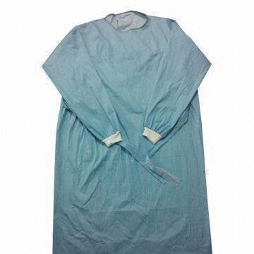 SMS Sterile Disposable Surgical Gowns , PP PE Spunlace Disposable Operating