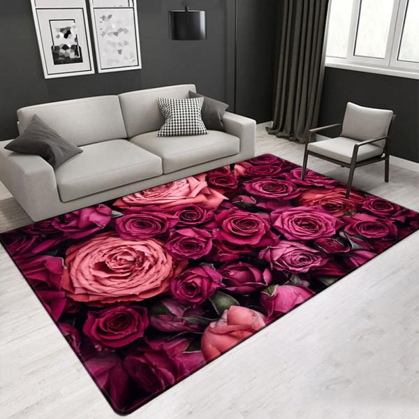 High quality factory direct sale living room center area rug custom size &