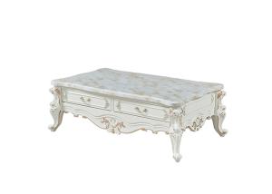 Quality White Living Room TV Cabinet And Coffee Table Set wholesale