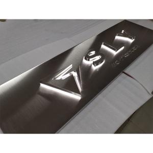 Quality Three-Dimensional Led Logo Signs Letter Edge Light Outdoor Backlit Channel Letters Logo Signs Outdoor wholesale