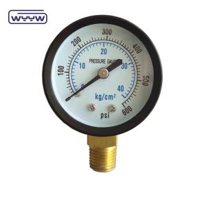 Quality China factory manometer bar psi 60mm water pressure test gauge wholesale