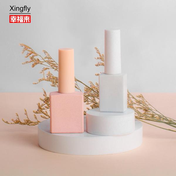 Transparent 12ml Gel Polish Bottle Customizable Surface Craftsmanship With Brush
