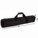 Soft Custom Sports Bags Pool Cue Carrying Case For 2 Sticks Games