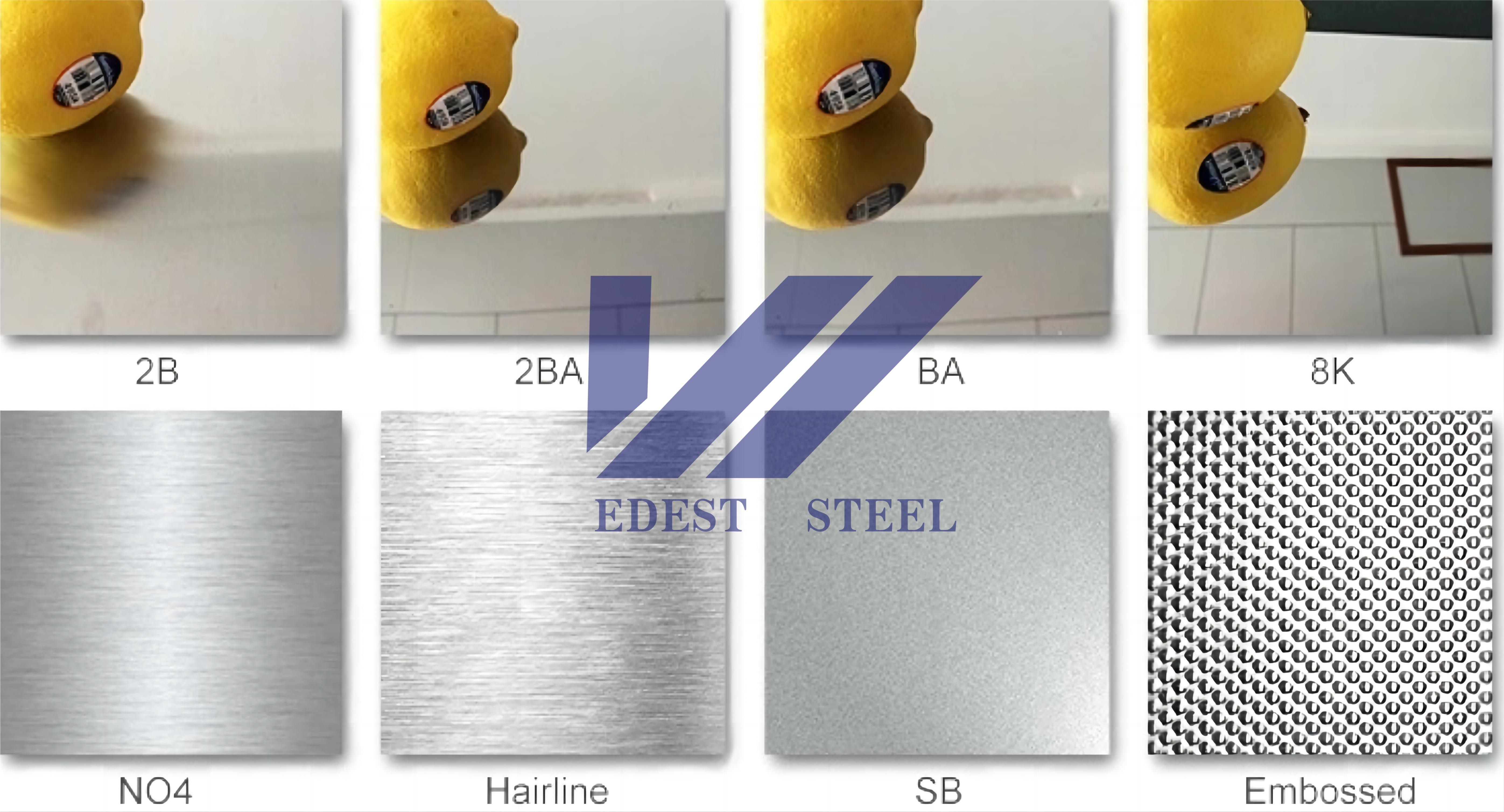 Various Sizes Polished 316 Stainless Steel Sheet 10-2050mm Width Antirust