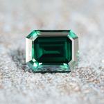 Green Emerald Princess Cut 1 Carat Moissanite Loose Stone Diamond
