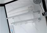 Shower Cabins White Acrylic ABS Tray 1600*1200*2150mm black aluminium