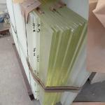 1200*1000 1.6mm Lead Glass Radiation Shielding For X Ray Room Medical Office